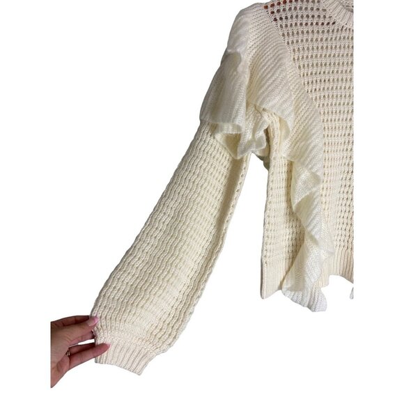 NWT Tularosa Palmelra Sweater Ivory Knit-sz XS - Picture 8 of 10